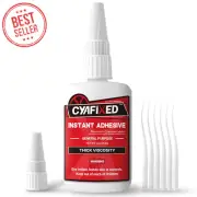 Thick CA Super Glue Clear Instant Adhesive for Shoe Plastic Wood Metal