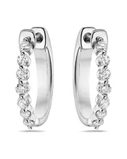 Forever Creations Signature Collection 14K 0.55 ct. tw. Diamond Hoops
