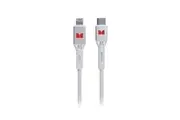 Monster Lightning to USB-C Braided 2m Cable - White [MT-2MLTOCBW]