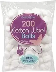 600 Cotton Tree Cotton Wool Balls 3 Packs of 200