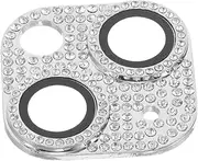 FUTUREORYY Lens Film Protective Film Diamond Phone Lens Protectors Phone Camera Lens Cover Metal Silver