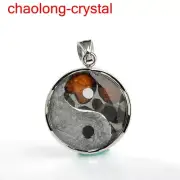43.6 Ct Pallasite Meteorite Pendant Brenham Meteorite Necklace --207