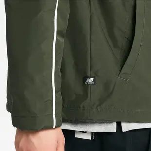 New Balance 連帽外套 Essentials Jacket 男款 綠 長袖 寬鬆 保暖 美版 NB 紐巴倫 MJ33537KOU