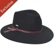 Limited Edition - Sabine Fedora hat black felt size xl impossible to get wool