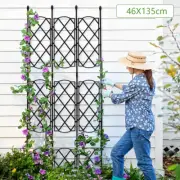 Plant Trellis Frame Sturdy Garden Trellis for Climbing Plants Outdoor-~