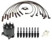 ACDelco Ignition Kit Distributor Rotor Cap Wire & Spark Plugs for GMC G3500 7.4L