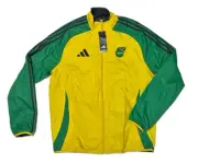 adidas Jamaica National Team 2023/24 Reversible JFF Anthem Full-Zip Jacket Sz L