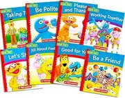 Sesame Street Elmo Manners Books For Kids Toddlers -- Set of 8 Manners Books