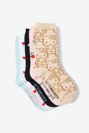 [Typo] Typo - Hello Kitty Box Of Socks - Lcn san hello kitty and friends (s/m) SOLID LCN SAN HELLO KITTY AND FRIENDS (S/M)
