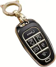 MAX COOL 6 Buttons TPU Car Remote Key Fob Cover Suitable for Hyundai Sonata Tucson Santa Fe