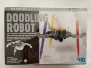 Doodling Robot Kit DIY Kids Science Engineering Robotics 4M KidzRobotix NEW