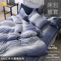 在飛比找Yahoo!奇摩拍賣優惠-【OLIVIA 】DR5020 雨果 加大雙人床包兩用被套四