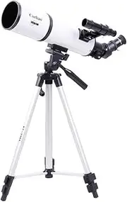 Practical Telescope Focal Length 400Mm, Refractor Telescope with Tripod ; Finder Scope, Portable Telescope for Kids ; As