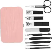 FOMIYES Professional Travel Manicure Tool Set Nail Care Clipper Kit Tool Nail Salon Supply
