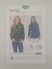 Burda Sewing Pattern 6460 Women's Blouse Pattern Size US 8-18 EUR 34-44 NEW
