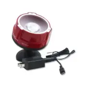 Ullman 750 Lumen Rechargable Rotating Magnetic Work Light, Red/Black - 1 per EA