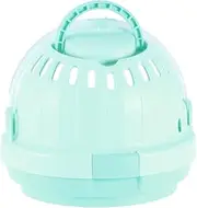 VILLFUL Pet Hamster Transparent Cage with Drinking Bottle Portable Small Animal Carrying Box Light Green for Hamsters Mice and Other Small Pets