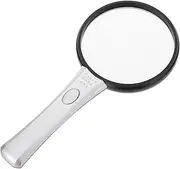 UTHCLO 1pc LED Lighted Handheld Magnifying Glass with Lens for Reading Inspecting Fine Details Books Newspapers and Hobbies for Seniors