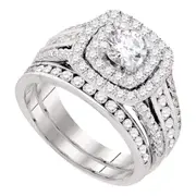 1 7/8CTW-Diamond 5/8CTW-CRD BLISS BRIDAL SETS CERTIFIE