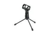 Gator Frameworks Mini Tripod Desktop Microphone Stand with Clip for Wireless Mic