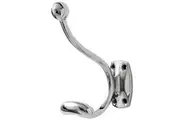 Hill Interiors Single Chrome Coat Hanger Hook (Silver) (One Size)