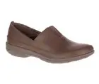 NEW MERRELL ENCORE KASSIE BROWN LEATHER SLIP ON SHOES LOAFERS WOMENS 8.5