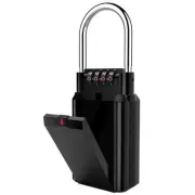 Waterproof Combination Lock Key Safe Storage Box Padlock for Home Security