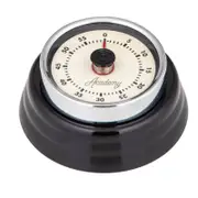 Academy Brontë Mechanical Timer with Magnet 60 Minute Black/Cream