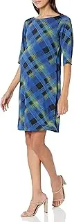[Leota] Women's Nouveau Maternity Sheath, Blue, Medium