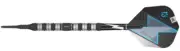 TARGET PHIL TAYLOR POWER SERIES BLACK 80% TUNGSTEN 18 GRAM SOFT TIP DARTS 210187