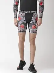[USI UNIVERSAL] Shorts for Men, CXK Koi Fish Compression Shorts, MMA Shorts for Training & Kickboxing, Fighting Shorts for Martial Arts, Cage Fight, Muay Thai