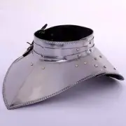 Medieval Knight Crusader Armor Mild Steel Roman Neck Gorget Guard Steel LARP SCA