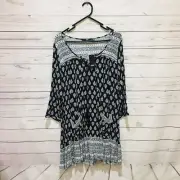 New SPORTSGIRL Dress Paisley Print Boho Peasant Pockets Size 10 BNWT