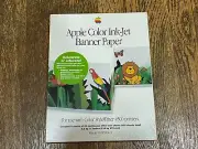 Apple Color Ink Jet Banner Paper SEALED 1997 Vintage StyleWriter 4500 Printer
