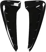 Fangfei 2 Pcs Car Fender Side Vents Mesh ABS Sticker Hole Grille for BMW X Series X5 F15 X 5M F85 Shark Gills Side Vents Decoration Stickers (Black)