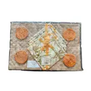 Palm Fiber Hand Woven Placemat, napkin and coaster Set of 4 New