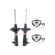 Pair Front KYB Shock Absorbers + Strut Mount Kit for Mitsubishi Lancer CE 96-03