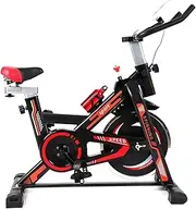 Stationary Indoor Cycling Bike for Home GYM with Tablet Holder and LCD Monitor,Silent Belt Drive,Comfortable seat and quiet flywheel