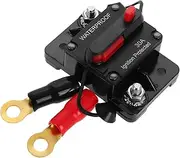 Beatifufu 30a Manual Reset Circuit Breaker for Car Audio Boat Marine Rv Yacht Truck Marine Circuit Breaker Solar Disconnect Box