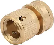 G3/4 (Home hardware) Female Thread Pressure Washing Machine Pipe Tube Connector (55ry813qf168) Brass Tone