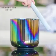 CVNC 6" C Aurora Realm Alchemy Singing Bowl Crystal Sound Heal Bath Yoga Reiki