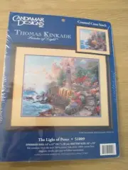 Thomas Kinkade Counted Cross Stitch Kit Light of Peace #51009 -14 X 11