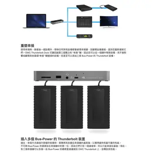 OWC Thunderbolt Dock支援Thunderbolt 3 Mac / 4 PC 為您增加更多的連接性