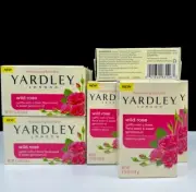 Yardley London Wild Rose Bath Soap w/Essential Oils 4.25oz Each - Price Per Bar