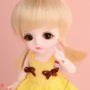 Full Set 16cm 1/8 BJD Doll Ball Joint Doll Resin Eyes Candy Floss Girl Xmas Gift