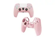 Silicone Protective Case for Sony Play Station PS5 Controller Skin Protective Case-Pink