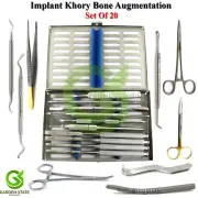 Dental Khory Bone Augmentation Set Ridge Splitting Chisels Bone Grafting Scraper