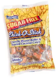 Chick-O-Stick, Sugar Free, 3.75-Ounce Bags (Pack of 12)