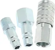 3pcs Air Hose Connectors Straight Barb Fitting for Pex Crimp Fittings Durable Construction for Quick Installation Compatible with Multiple Pipe