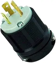OCSParts L6-20P Locking Plug 20A 250V AC 2 Pole 3 Wire cUL Listed NEMA L6-20 (Pack of 2)